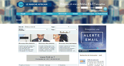 Desktop Screenshot of lemarcheafricain.com